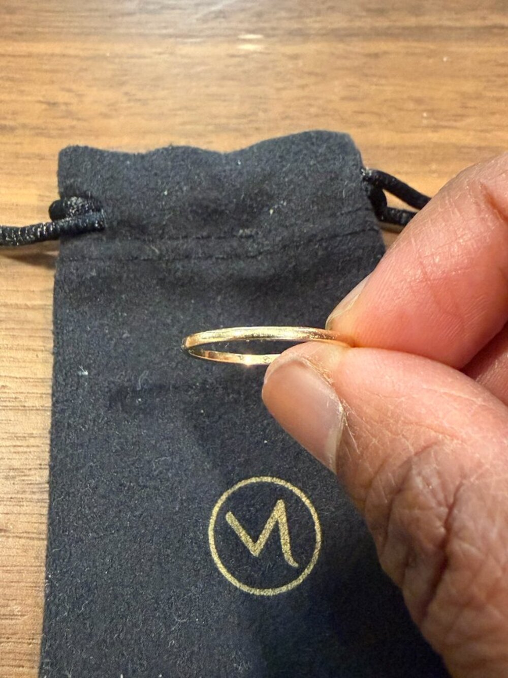 Mejuri Stacker Ring in Size 6, 14k Solid Gold